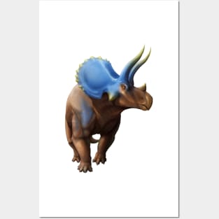 Triceratops Horridus Paleoart Posters and Art